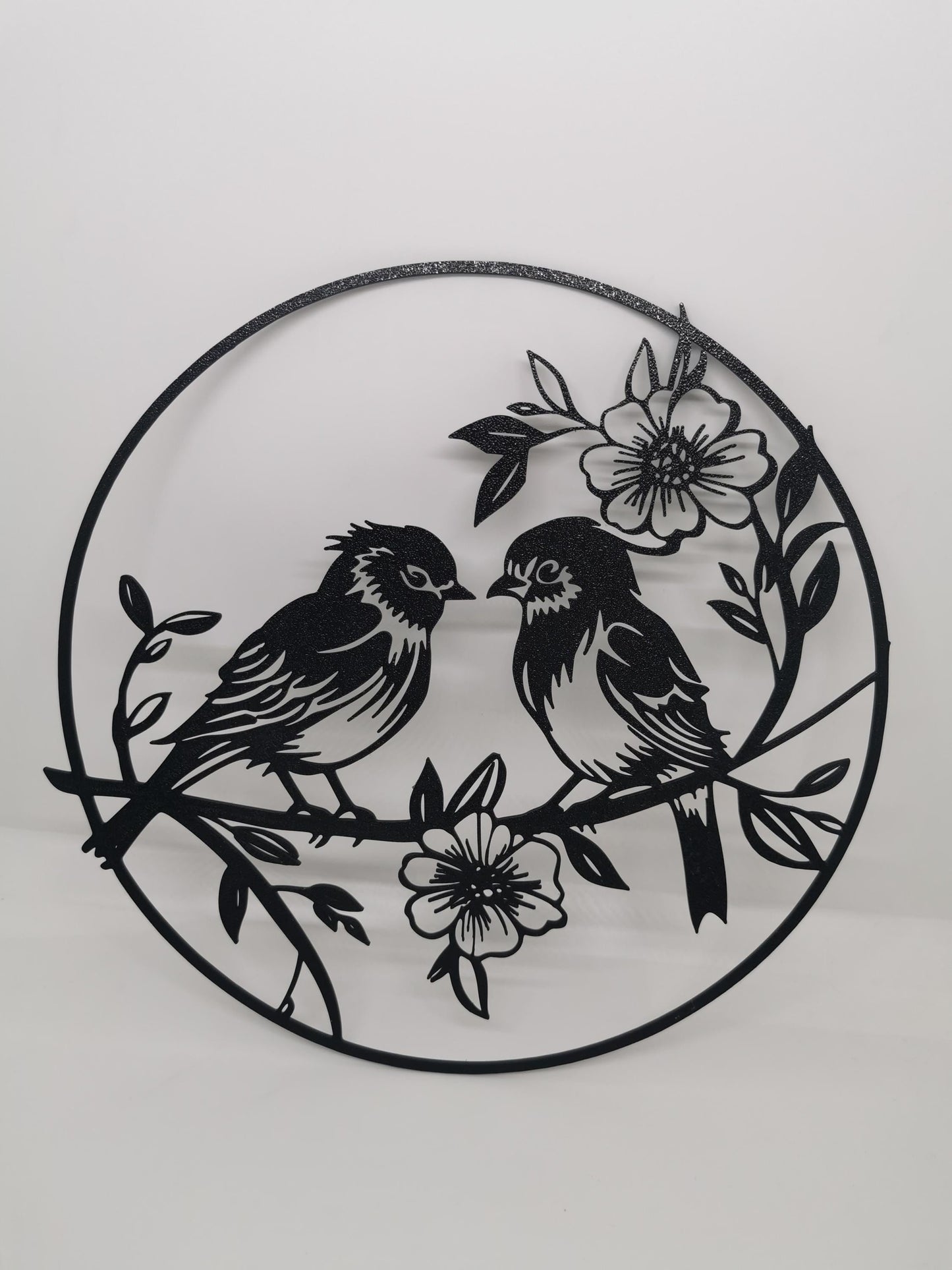Vögel Wanddeko – 3D-Druck Wandkunst | Romantisches Wandbild | Blumen & Natur | Minimalistische Wandgestaltung | Boho-Deko | Geschenkidee - the-distinct.shop