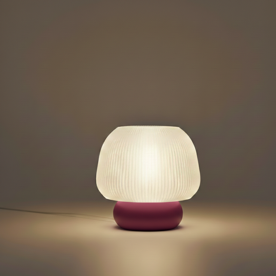 Tischlampe Mylo in Farbe Berry