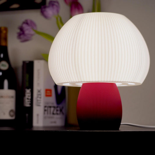 Tischlampe Fungo | Modernes Pilz-Design | Nachhaltige Beleuchtung | Minimalistische Nachttischlampe | Skandinavischer Stil | Stimmungslicht - the-distinct.shop