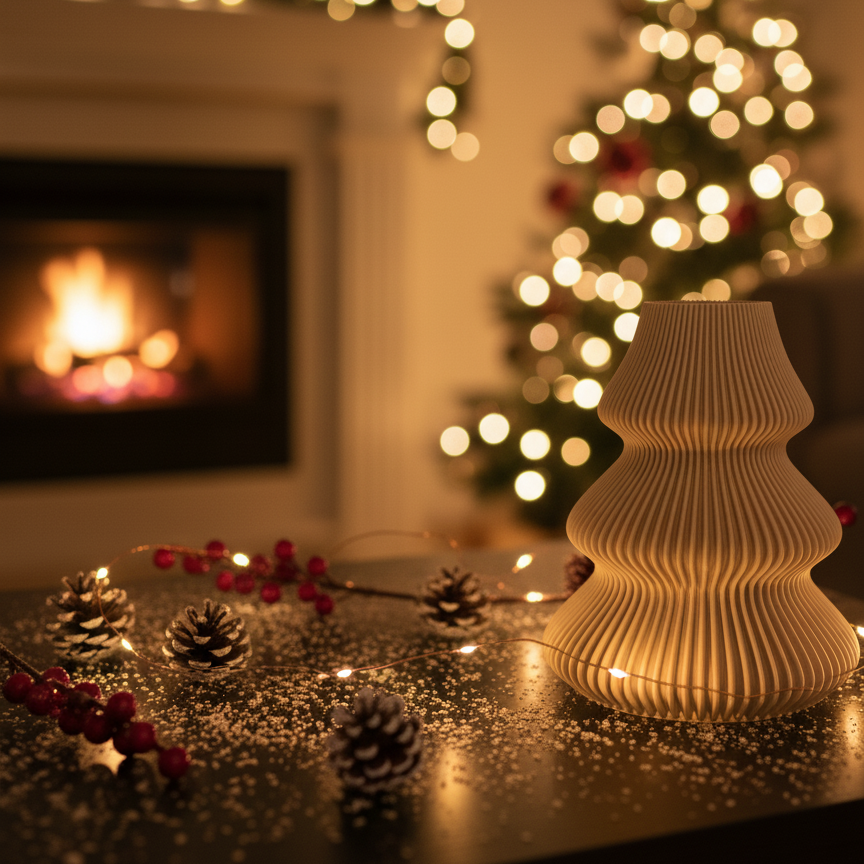 TannenZauber Designvase Weihnachtlich Winterlich von Distinct 2