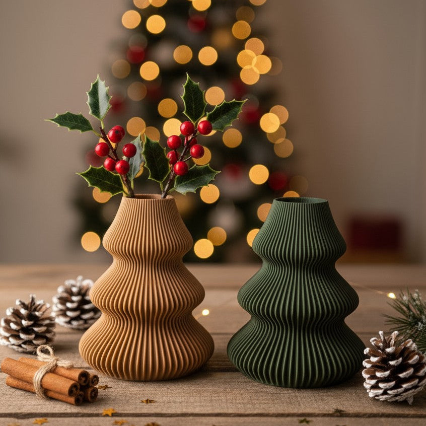 TannenZauber Designvase Weihnachtlich Winterlich von Distinct