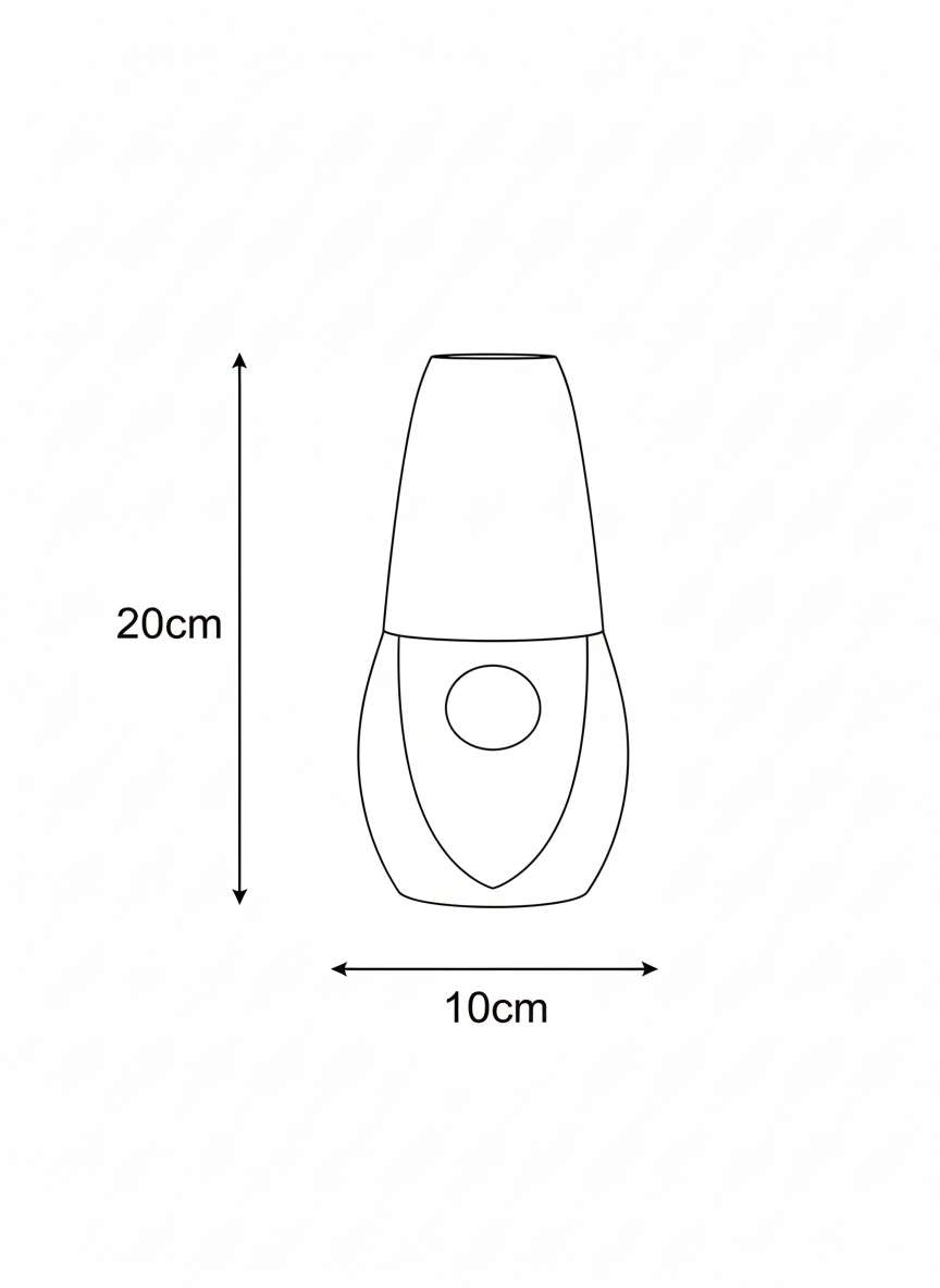 Größenübersicht Vase Wichtel