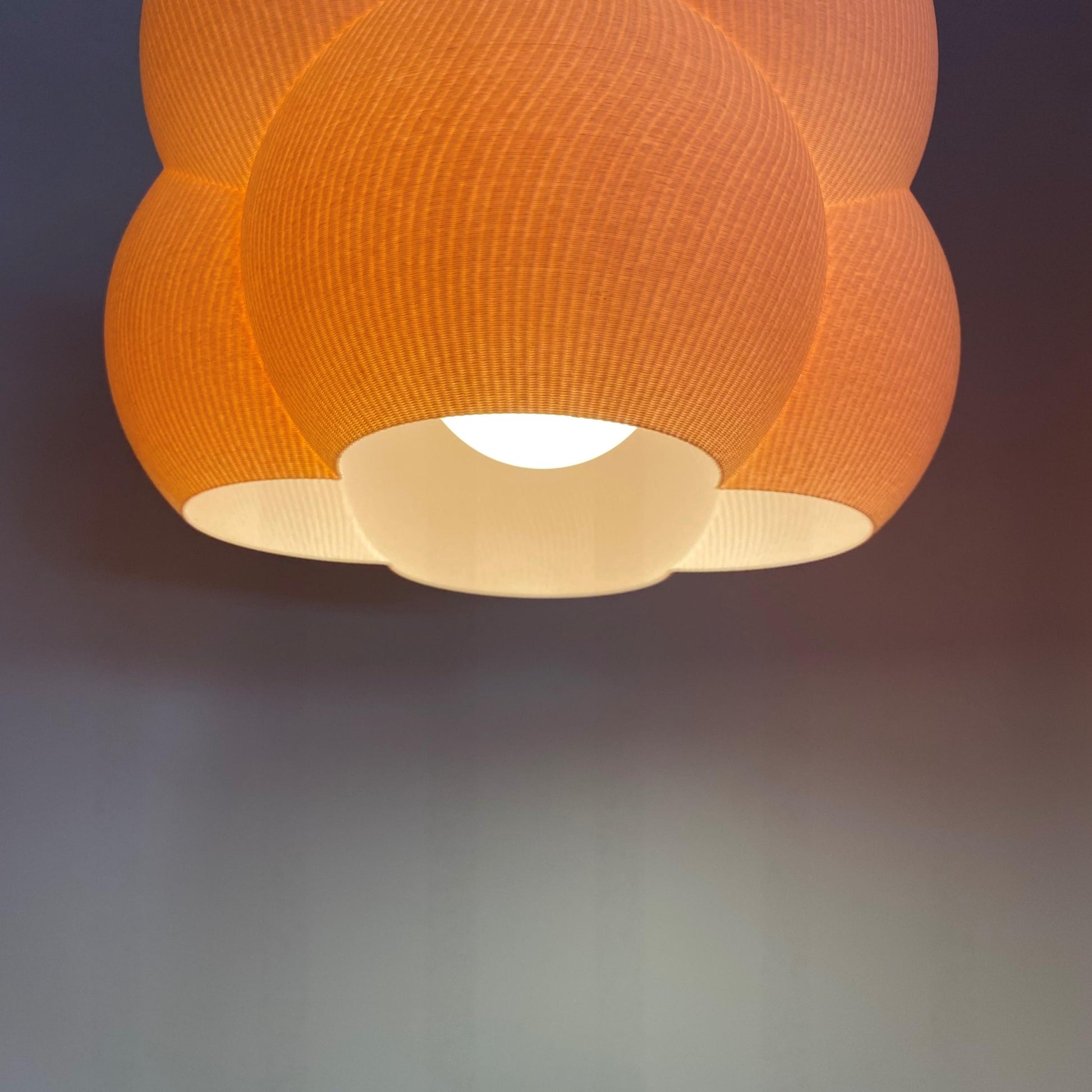 Hängelampe Cloud | Weiche organische Form | Nachhaltige Pendelleuchte | Skandinavische Wolkenlampe | 3D-gedrucktes Design | Boho & Modern - the-distinct.shop