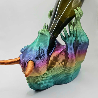 Drachen Weinflaschenhalter – 3D-Druck Design-Accessoire | Made in Germany - the-distinct.shop