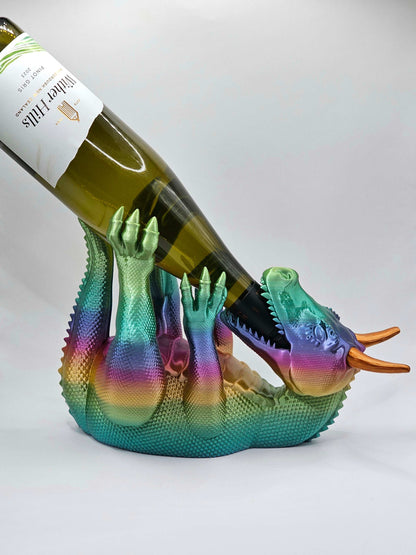 Drachen Weinflaschenhalter – 3D-Druck Design-Accessoire | Made in Germany - the-distinct.shop