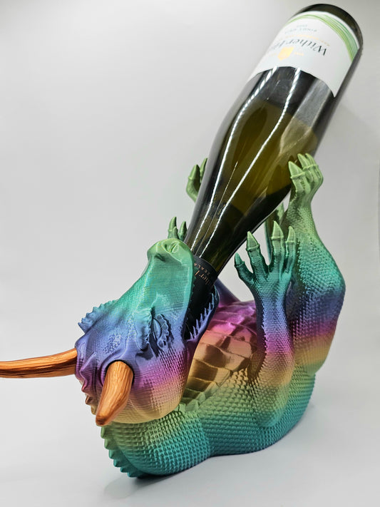 Drachen Weinflaschenhalter – 3D-Druck Design-Accessoire | Made in Germany - the-distinct.shop