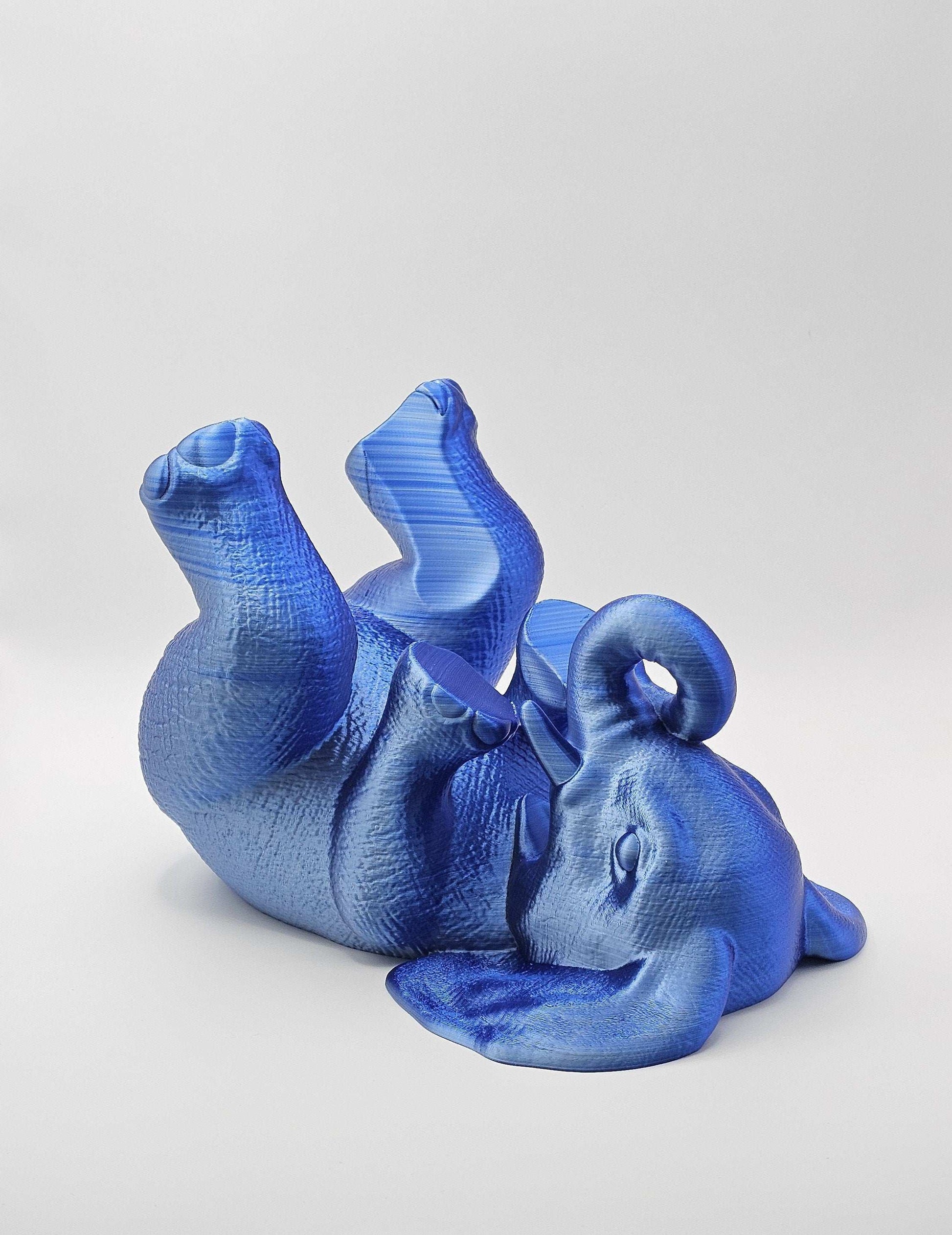 Elefant Weinflaschenhalter | 3D Druck | Lustige Tier Deko | Bar Zubehör | Geschenk für Weinliebhaber | Tischdekoration | Elefant Deko - the-distinct.shop