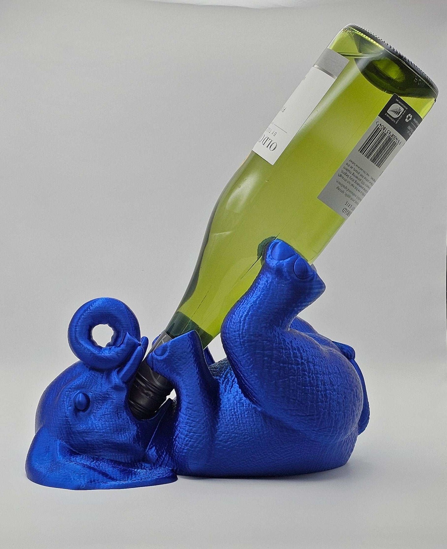 Elefant Weinflaschenhalter | 3D Druck | Lustige Tier Deko | Bar Zubehör | Geschenk für Weinliebhaber | Tischdekoration | Elefant Deko - the-distinct.shop