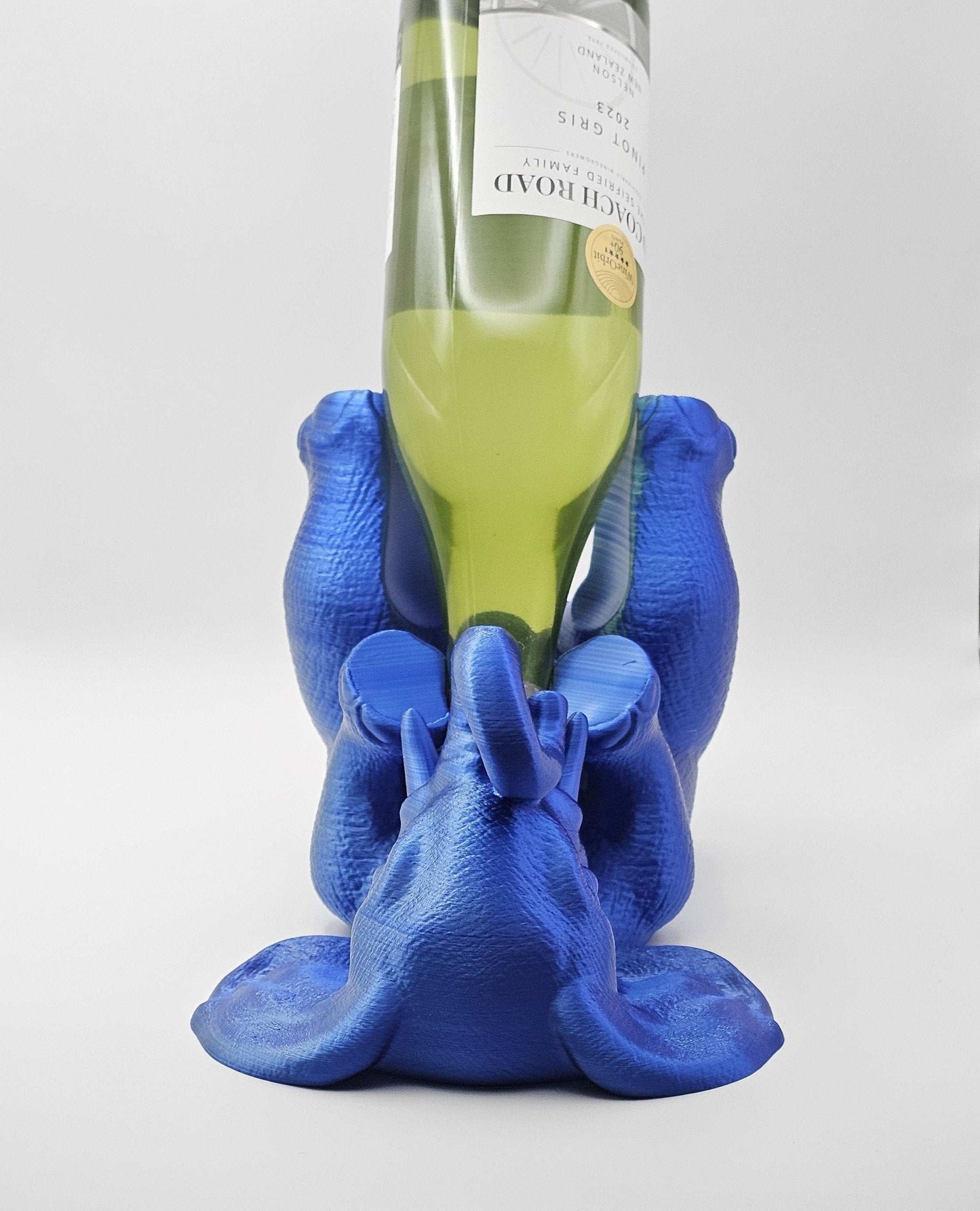 Elefant Weinflaschenhalter | 3D Druck | Lustige Tier Deko | Bar Zubehör | Geschenk für Weinliebhaber | Tischdekoration | Elefant Deko - the-distinct.shop