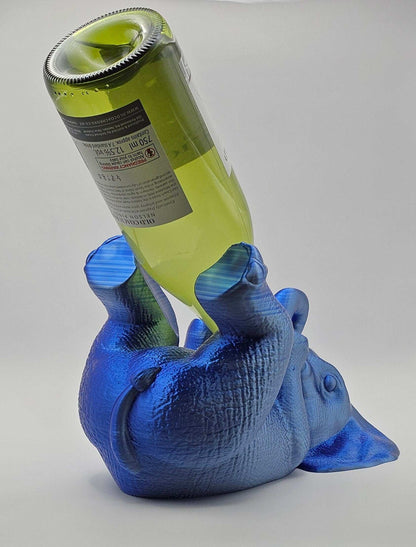 Elefant Weinflaschenhalter | 3D Druck | Lustige Tier Deko | Bar Zubehör | Geschenk für Weinliebhaber | Tischdekoration | Elefant Deko - the-distinct.shop