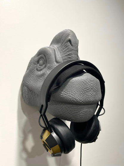 Brachiosaurus Headset-Halter | 3D Druck | Gaming Zubehör | Wandhalterung | Kopfhörerhalter | Dino Wanddeko | Geschenk für Gamer - the-distinct.shop