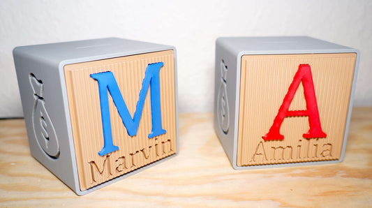 Personalisierte Spardose | Taufe | Geschenkidee Kinder Enkel | Individuelles Geschenk - the-distinct.shop