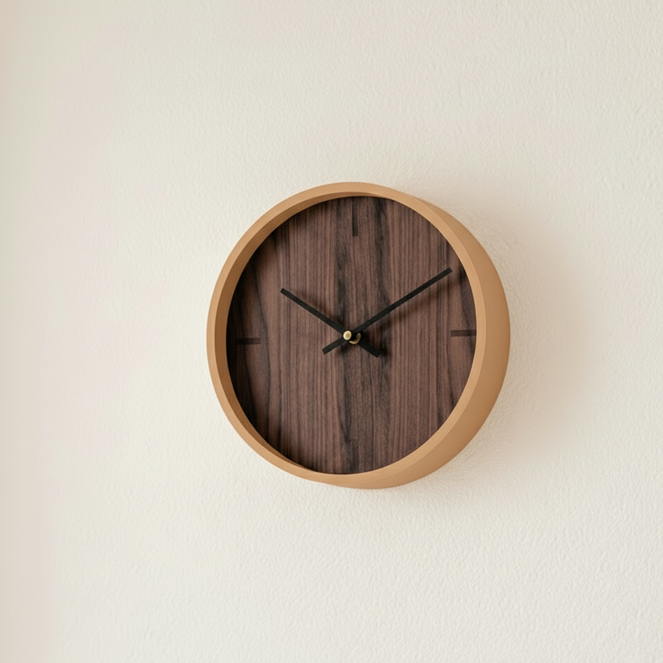 Wanduhr Chrona in Farbe Sand