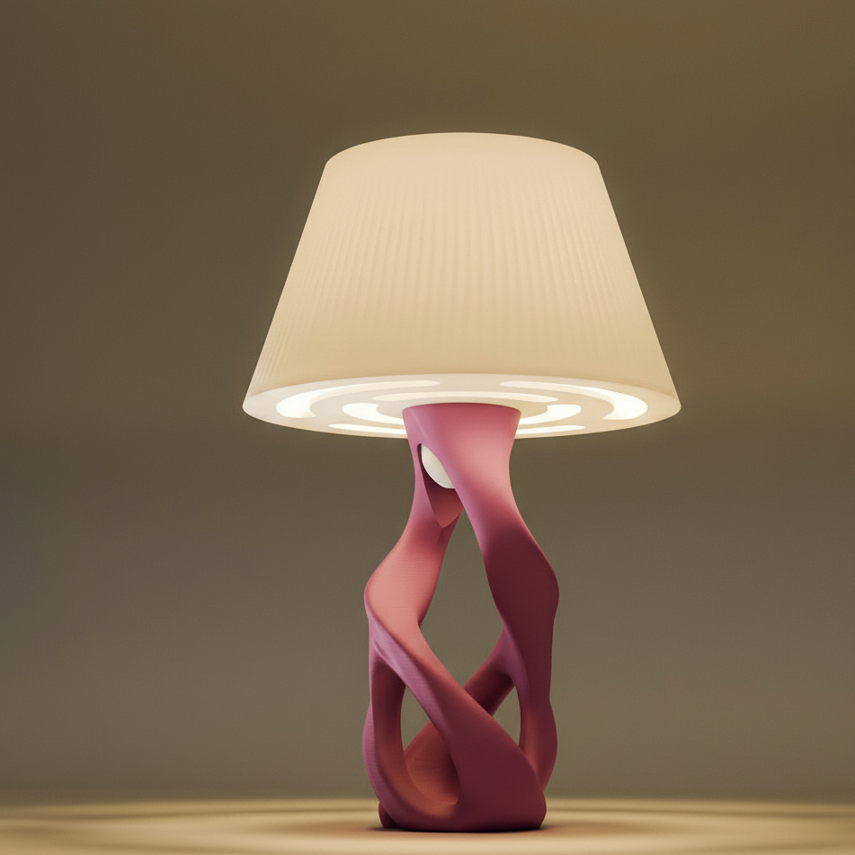 Tischlampe DNA in Farbe Berry