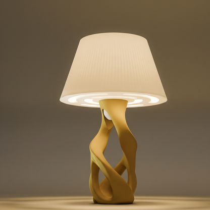 Tischlampe DNA in Farbe Ochre