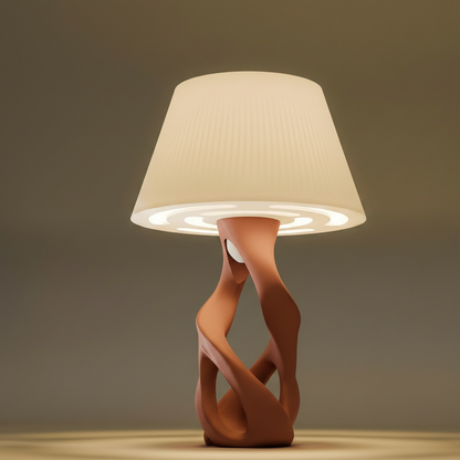 Tischlampe DNA in Farbe Terracotta