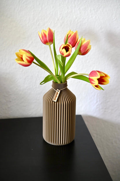 Vase Filo – Filigrane Design-Vase aus PLA für Trocken- & Frischblumen | Made in Germany - the-distinct.shop