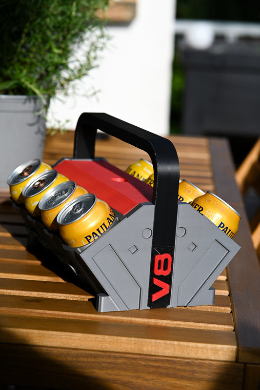 Dosenhalter V8 Getränkehalter Motorblock V8 von Distinct