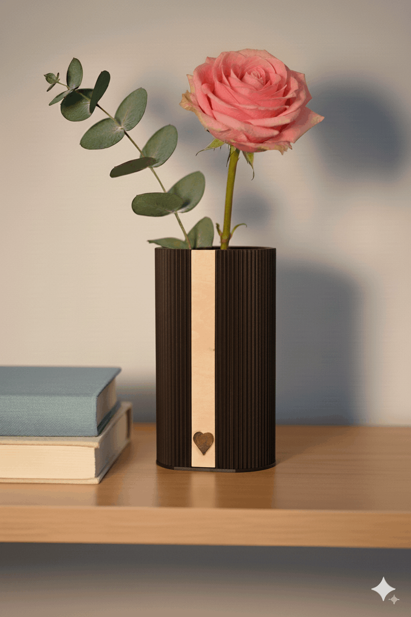 Personalisierte Dreiecksvase Treva