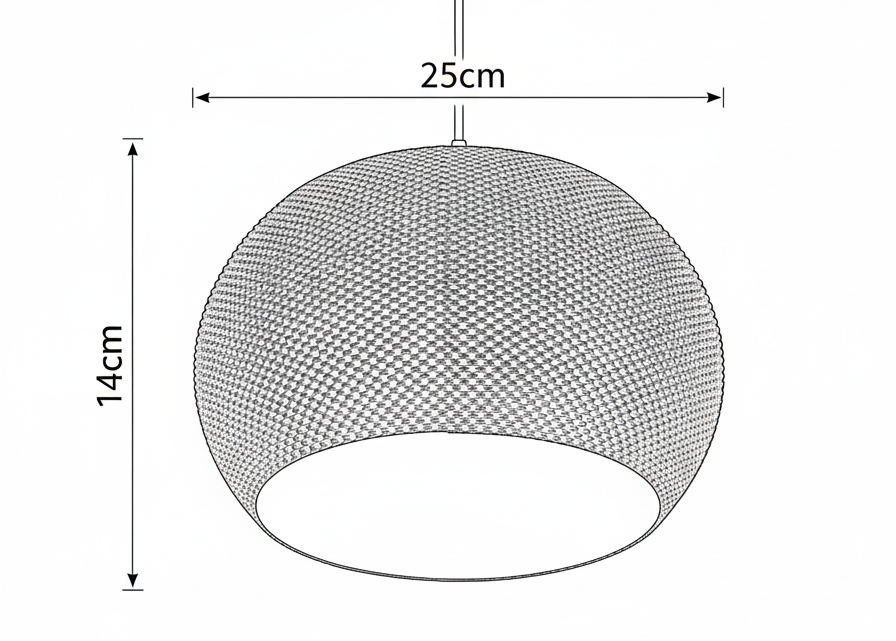 Größenübersicht Hängelampe Valo