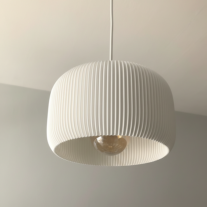 Hängelampe Lisboa in Farbe Ivory