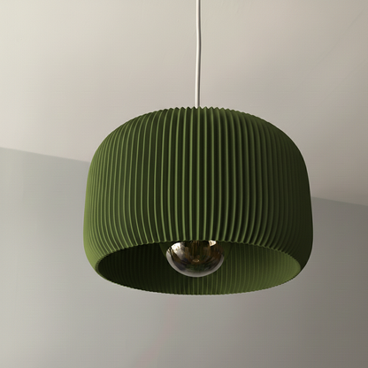Hängelampe Lisboa in Farbe Olive