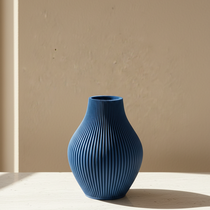 Vase Oliva in Farbe Ozean
