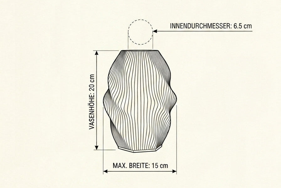 Vase Onda
