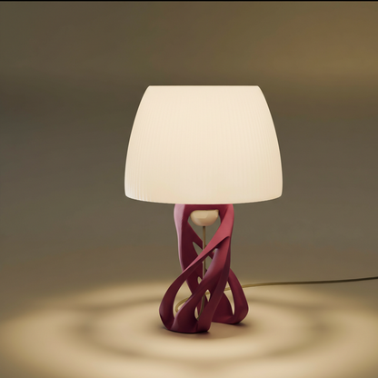 Tischlampe Spyra in Farbe Berry