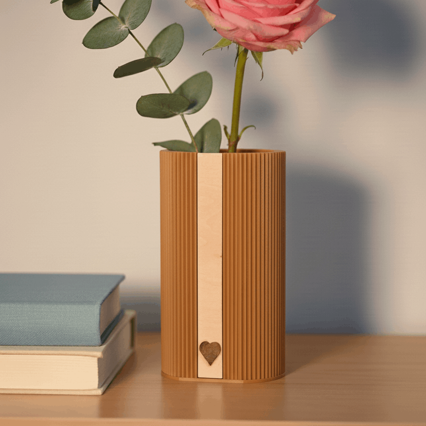 Personalisierte Dreiecksvase Treva