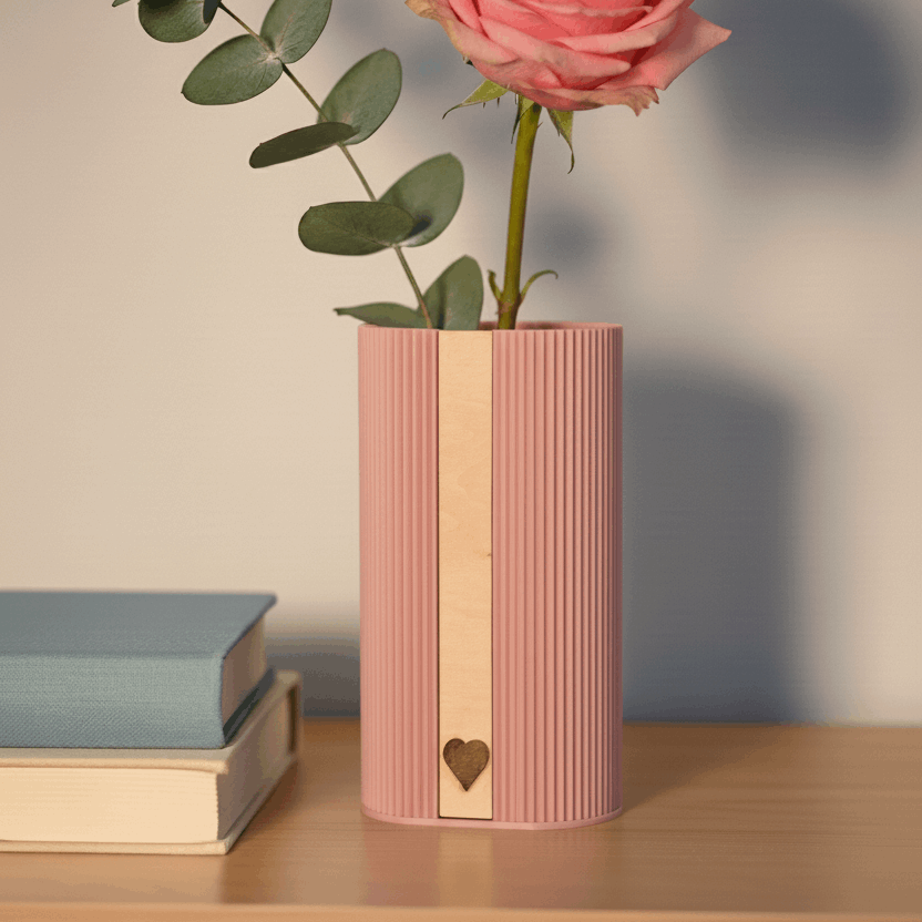 Personalisierte Dreiecksvase Treva