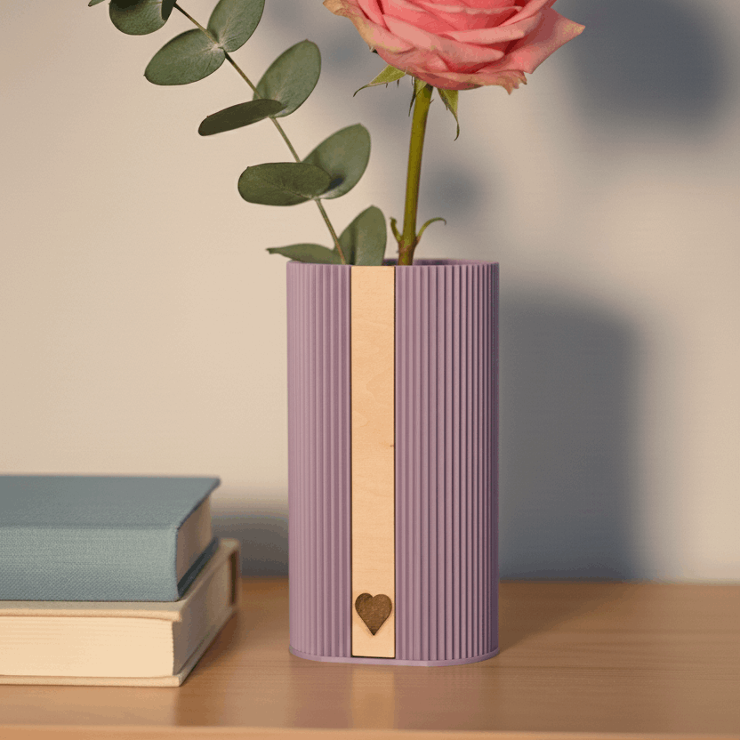 Personalisierte Dreiecksvase Treva