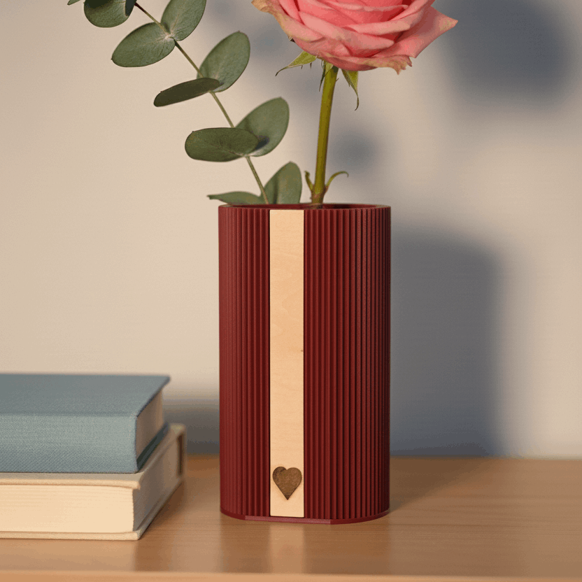 Personalisierte Dreiecksvase Treva