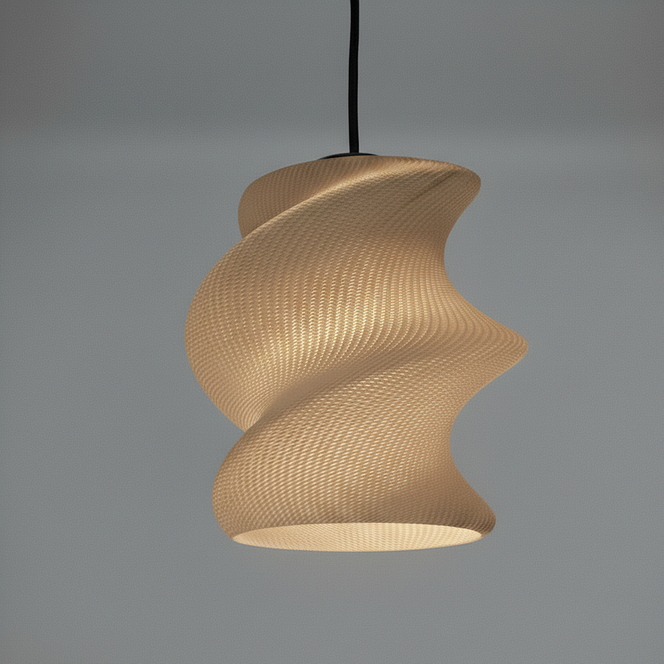 Hängelampe Victoria in Farbe Linen