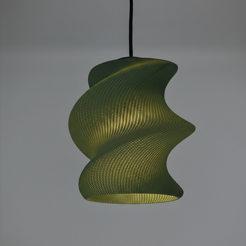 Hängelampe Victoria in Farbe Olive