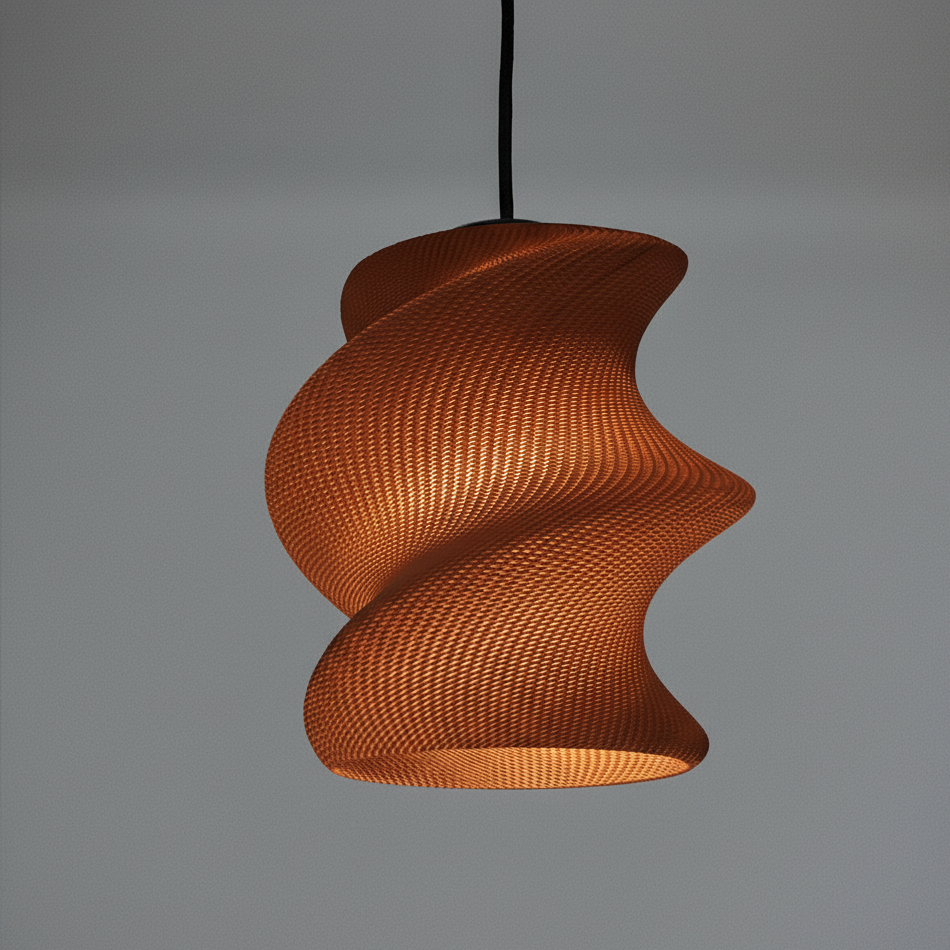 Hängelampe Victoria in Farbe Terracotta