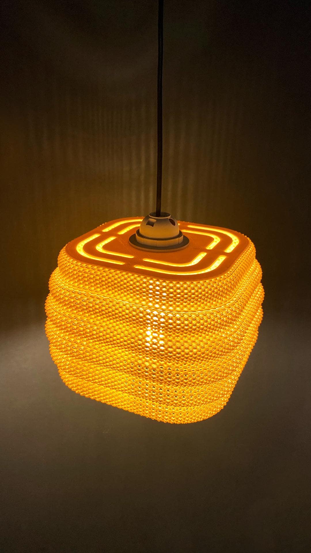 Hängelampe Daira | 3D-gedruckte Pendelleuchte | Moderne Designer-Lampe | Skandinavischer Lampenschirm | Boho Lampenschirm - the-distinct.shop