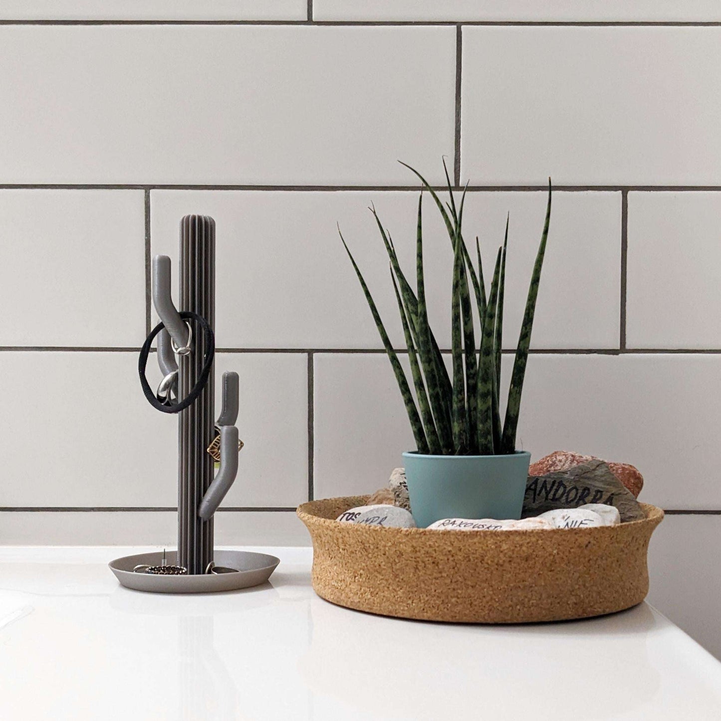 Schmuckhalter Kaktus | Ringhalter | Schmuckständer | Schmuck Aufbewahrung | Badezimmer Deko | Geschenkidee - the-distinct.shop